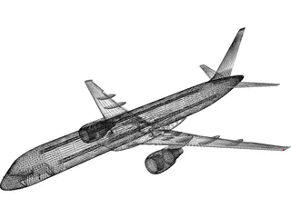 Boeing 757-200 Delta-2 3D Model