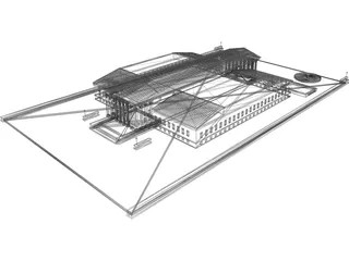 Supreme Court Building 3D Model