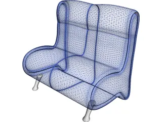 Arm Chair Blues 3D Model