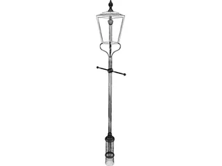 Street Lamp Victorian 3D Model