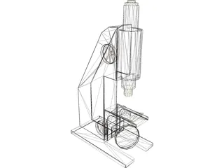 Microscope 3D Model