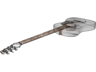 Guitar 3D Model