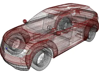 Ford Edge (2007) 3D Model