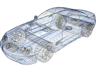 Mercedes-Benz SL500 3D Model