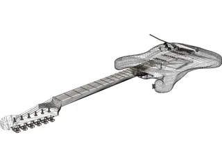 Fender Guitar 3D Model