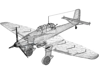 Junkers Ju 87 3D Model