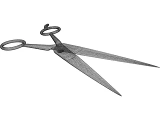 Surgical Scissors 3D Model