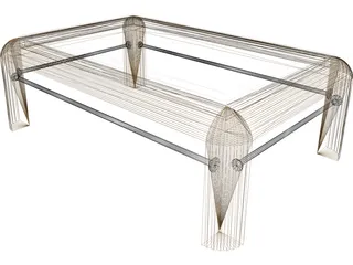 Table Rectangular 3D Model