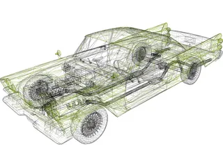 Dodge Lancer (1957) 3D Model