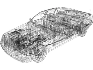 Mercedes-Benz S600 3D Model