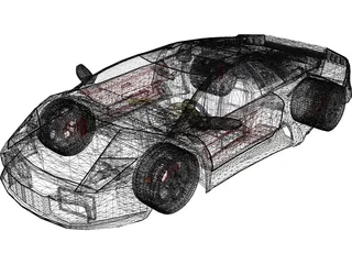 Lamborghini Murcielago 3D Model