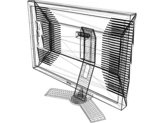 Dell LCD Screen 3D Model