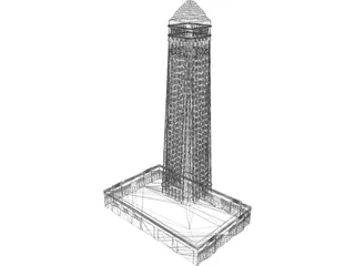 Foshay Tower, Minneapolis 3D Model