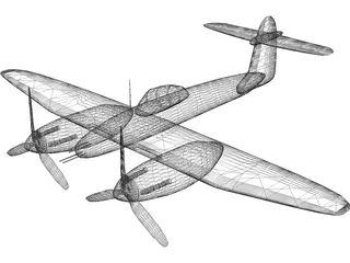 Westland Whirlwind  3D Model