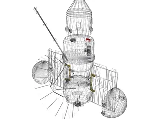 Zond Probe 3D Model