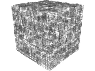 Borg Cube 3D Model