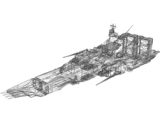 SDF-1 TV version 3D Model