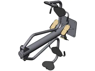 TR-4A Fitness Equipment 3D Model