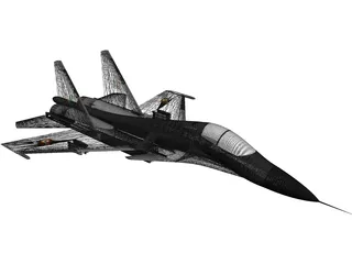 Su-30 3D Model