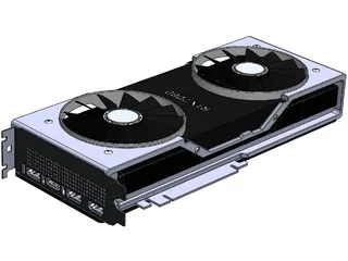 Nvidia GeForce RTX 2080 Founders Edition 3D Model