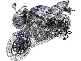 Yamaha YZF-R6 3D Model