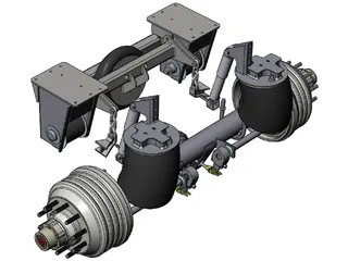 HT300-19-004 Hendrickson Suspension 3D Model