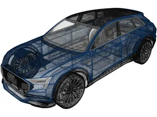 Audi E-tron Quattro Concept (2015) 3D Model