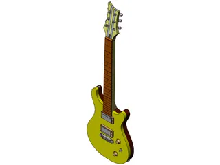 Daves Guitar 3D Model