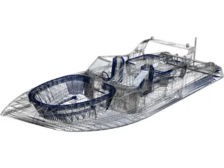 Speed Boat 3D Model