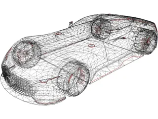 Mercedes-Benz AMG Vision GT Concept 3D Model