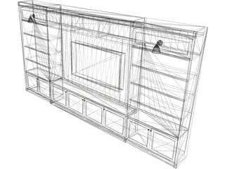 TV Unit 3D Model