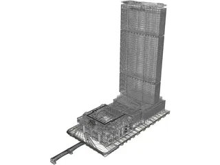 Metlife Tower 3D Model