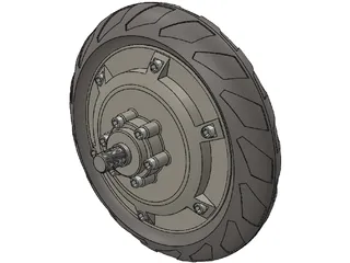 Wheel Motor 3D Model