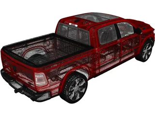 Dodge Ram 1500 Limited (2019) 3D Model