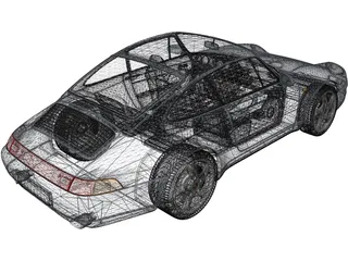 Porsche 911 [993] Carrera (1994) 3D Model