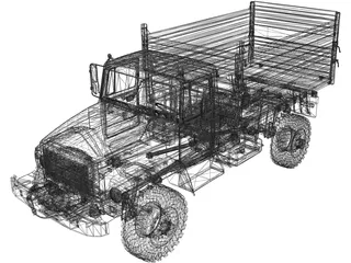 GAZ 33081 3D Model
