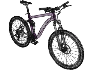 Bicycle Enduro 3D Model