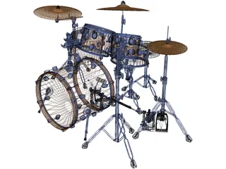 Drums 3D Model