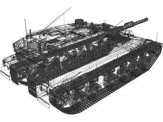 Merkava IV 3D Model