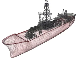 FPSO Noble Seillean 3D Model