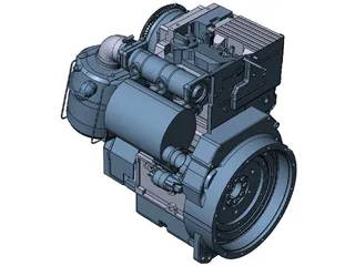 Deutz D2011 L02 Engine 3D Model