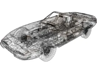 Ferrari 365 GTS4 3D Model