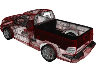 Ford F-150 SVT Lightning (1999) 3D Model