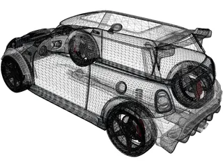 Mini Cooper R56 Widebody 3D Model