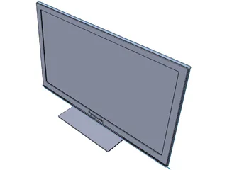 Panasonic TX-P46ST30B Plasma TV 3D Model