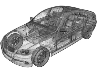 BMW 330 Sedan 3D Model