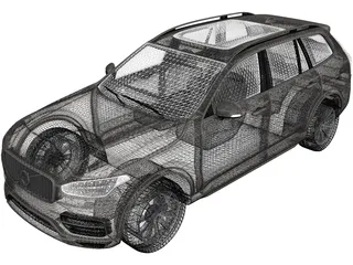 Volvo XC90 T5 (2015) 3D Model