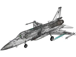 PAC JF-17 Thunder 3D Model