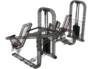 Shoulder Press 3D Model