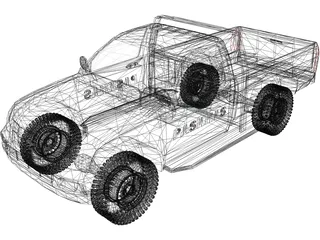 Isuzu D-Max (2006) 3D Model